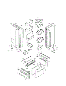 Door Parts parts for Lg Refrigerator LFX21976ST/05 from AppliancePartsPros.com