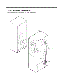 Valve And Water Parts parts for Lg Refrigerator LFX25973D/00 from AppliancePartsPros.com