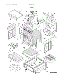 Body parts for Frigidaire Range FFES3015PSG from AppliancePartsPros.com