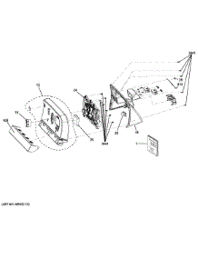 Control Panel parts for Ge Dryer GHDS830GD1WS from AppliancePartsPros.com