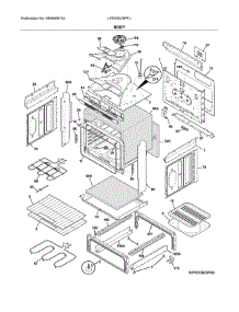 Body parts for Frigidaire Range LFES3025PFJ from AppliancePartsPros.com