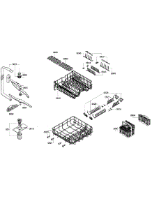 Baskets parts for Kenmore Dishwasher 630.13993016 (63013993016, 630 13993016) from AppliancePartsPros.com