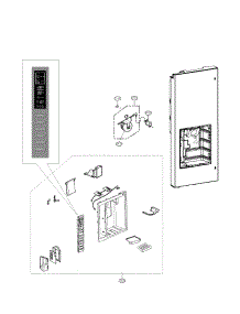 Dispenser Parts parts for Lg Refrigerator LFX23961SW/01 from AppliancePartsPros.com