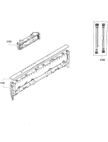 Control Panel parts for Kenmore Dishwasher 630.13993018 (63013993018, 630 13993018) from AppliancePartsPros.com