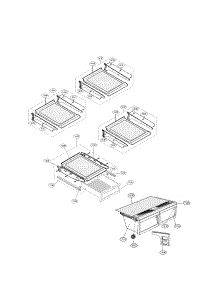 Refrigerator Parts parts for Lg Refrigerator LFX23961ST/02 from AppliancePartsPros.com