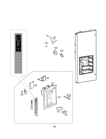 Dispenser Parts parts for Lg Refrigerator LFX23961ST/02 from AppliancePartsPros.com