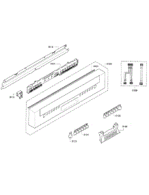 Control Panel parts for Kenmore Dishwasher 630.13003015 (63013003015, 630 13003015) from AppliancePartsPros.com