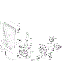Pump Assy parts for Kenmore Dishwasher 630.13003018 (63013003018, 630 13003018) from AppliancePartsPros.com