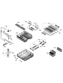 Baskets parts for Kenmore Dishwasher 630.13003017 (63013003017, 630 13003017) from AppliancePartsPros.com