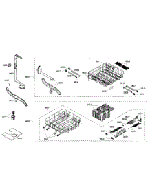 Rack Assy parts for Kenmore Dishwasher 630.16309404 (63016309404, 630 16309404) from AppliancePartsPros.com