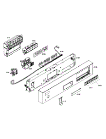 Control Panel parts for Kenmore Dishwasher 630.16309404 (63016309404, 630 16309404) from AppliancePartsPros.com