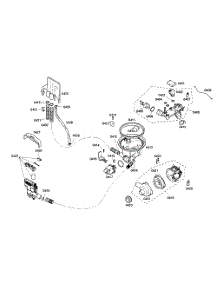 Pump Assy parts for Kenmore Dishwasher 630.17303404 (63017303404, 630 17303404) from AppliancePartsPros.com