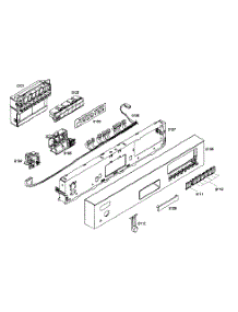 Control Panel parts for Kenmore Dishwasher 630.16304406 (63016304406, 630 16304406) from AppliancePartsPros.com