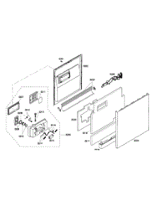 Door Assy parts for Kenmore Dishwasher 630.16304406 (63016304406, 630 16304406) from AppliancePartsPros.com
