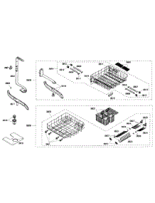Rack Assy parts for Kenmore Dishwasher 630.16304406 (63016304406, 630 16304406) from AppliancePartsPros.com