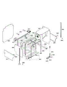Cabinet Assy parts for Kenmore Dishwasher 630.16304406 (63016304406, 630 16304406) from AppliancePartsPros.com