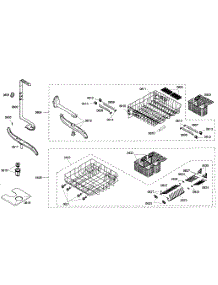 Rack Assy parts for Kenmore Dishwasher 630.17303405 (63017303405, 630 17303405) from AppliancePartsPros.com