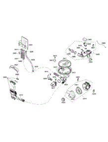 Pump Assy parts for Kenmore Dishwasher 630.17303405 (63017303405, 630 17303405) from AppliancePartsPros.com