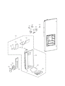 Dispenser Parts parts for Lg Refrigerator LFX25976ST/03 from AppliancePartsPros.com
