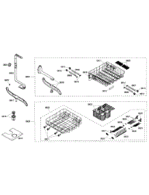Racks Assy parts for Kenmore Dishwasher 630.16302405 (63016302405, 630 16302405) from AppliancePartsPros.com
