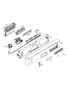Control Panel parts for Kenmore Dishwasher 630.16302405 (63016302405, 630 16302405) from AppliancePartsPros.com
