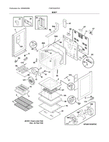 Body parts for Frigidaire Range FGEF3036TDD from AppliancePartsPros.com