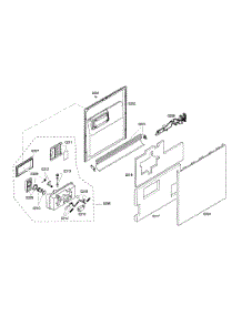 Door Assy parts for Kenmore Dishwasher 630.16303404 (63016303404, 630 16303404) from AppliancePartsPros.com