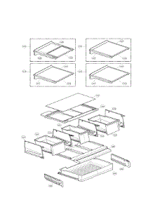 Refrigerator Parts parts for Lg Refrigerator LFXS29766S/01 from AppliancePartsPros.com