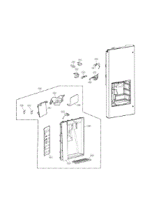 Dispenser Parts parts for Lg Refrigerator LFXS29626S/01 from AppliancePartsPros.com