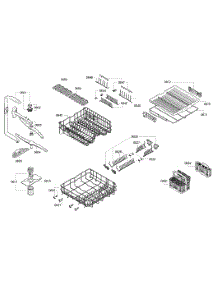 Racks Assy parts for Kenmore Dishwasher 630.13023010 (63013023010, 630 13023010) from AppliancePartsPros.com