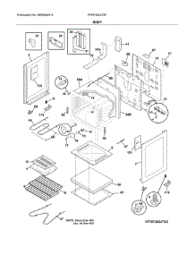 Body parts for Frigidaire Range FFEF3054TSF from AppliancePartsPros.com