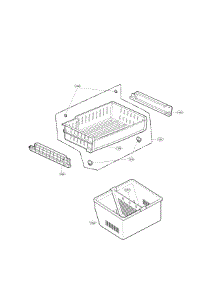 Freezer Parts parts for Lg Refrigerator LFXS24566S/00 from AppliancePartsPros.com