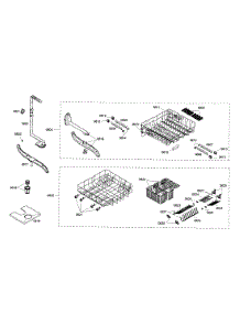 Racks / Spray Arm parts for Kenmore Dishwasher 630.16304402 (63016304402, 630 16304402) from AppliancePartsPros.com