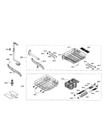 Rack Assembly parts for Kenmore Dishwasher 630.16304401 (63016304401, 630 16304401) from AppliancePartsPros.com
