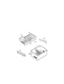 Freezer Parts parts for Lg Refrigerator LFC23760SB/04 from AppliancePartsPros.com