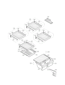 Refrigerator Parts parts for Lg Refrigerator LFC20760SW/03 from AppliancePartsPros.com