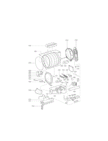 Drum And Motor Parts parts for Kenmore Dryer 796.61512211 (79661512211, 796 61512211) from AppliancePartsPros.com