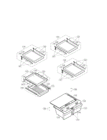 Refrigerator Parts parts for Lg Refrigerator LDC22720TT/01 from AppliancePartsPros.com