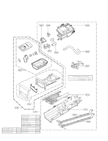 Panel Drawer Parts parts for Kenmore Dryer 796.81593410 (79681593410, 796 81593410) from AppliancePartsPros.com