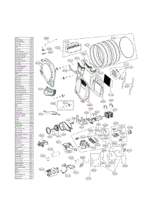 Drum And Module Parts parts for Kenmore Dryer 796.81593410 (79681593410, 796 81593410) from AppliancePartsPros.com