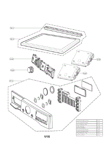 Control Panel Parts parts for Kenmore Dryer 796.81592410 (79681592410, 796 81592410) from AppliancePartsPros.com