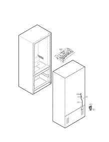 Icemaker Parts parts for Lg Refrigerator LBC22520SW/03 from AppliancePartsPros.com