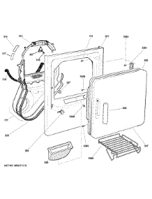 Front Panel & Door parts for Ge Dryer DISR473DGEWW from AppliancePartsPros.com