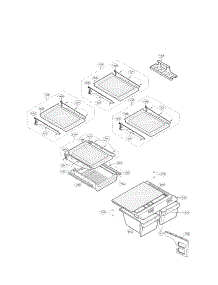 Refrigerator Parts parts for Lg Refrigerator LFC20760ST/06 from AppliancePartsPros.com