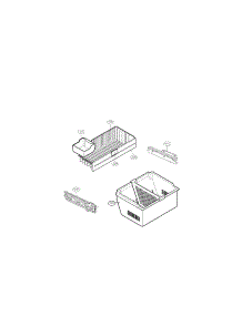 Freezer Parts parts for Lg Refrigerator LFC23760SB/01 from AppliancePartsPros.com