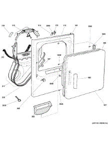 Front Panel & Door parts for Ge Dryer GTDN550ED2WW from AppliancePartsPros.com
