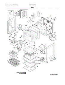 Body parts for Frigidaire Range FFEF3056TDE from AppliancePartsPros.com