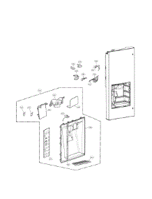 Dispenser Parts parts for Lg Refrigerator LMXC23746S/00 from AppliancePartsPros.com