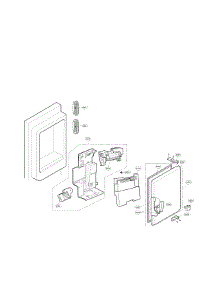 Ice Maker Parts parts for Lg Refrigerator LMXC23746S/00 from AppliancePartsPros.com