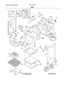 Body parts for Frigidaire Range FFEF3054TSD from AppliancePartsPros.com